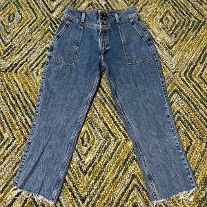 Abercrombie & Fitch 3-button Mom Jeans